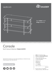 Sauder North Avenue 422313 Assembly Instructions Manual