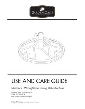 Garden Oasis Steinbeck D71 M15603 Use And Care Manual