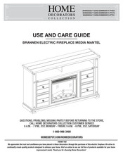 Home Decorators Collection BRANNEN 304602332/112302/23MM30514-PO83 Use And Care Manual
