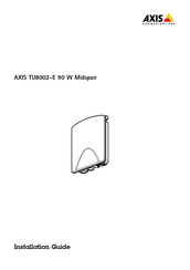 Axis TU8002-E Installation Manual