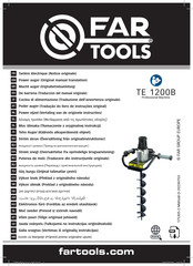 Far Tools TE 1200B Instruction Manual