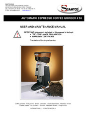 Santos SC55 User And Maintenance Manual
