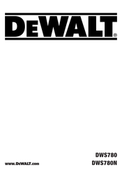 DeWalt DWS780N Original Instructions Manual