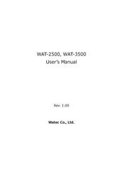 Watec WAT-2500 User Manual