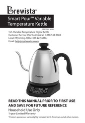 BREWISTA Smart Pour BKV12S02 Series Manual