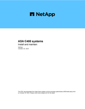 NetApp ASA C400 Install