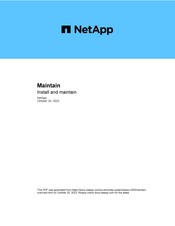 NetApp ASA C250 Install