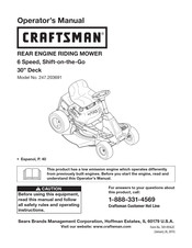 Craftsman 247.203691 Operator's Manual