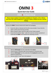 Ash OMNI 3 Quick Start User Manual