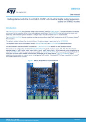 ST X-NUCLEO-OUT01A2 User Manual