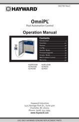 Hayward OmniPL HLPRO4SW Operation Manual