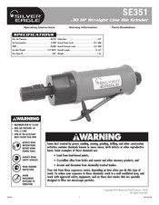 Silver Eagle SE351 Operating Instructions Manual