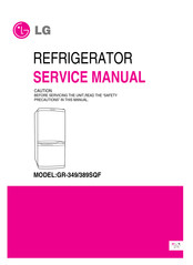 LG GR-389SQF Service Manual