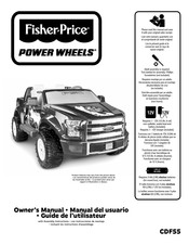 Fisher-Price POWER WHEELS CDF55 Owner's Manual