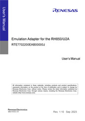Renesas RTE7702200EAB00000J User Manual