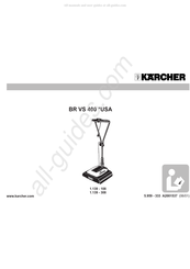 Kärcher BR VS 400 USA Operating Instructions Manual