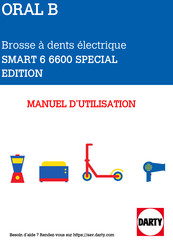 Braun Oral-B SMART 6 6600 SPECIAL EDITION Manual