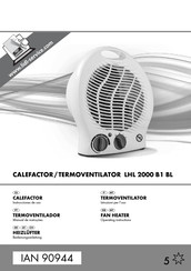 Kompernass LHL 2000 B1 BL Operating Instructions Manual