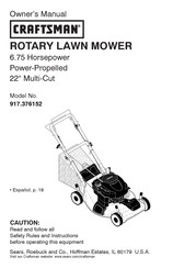 Sears Craftsman 917.376152 Owner's Manual