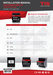 TIS VLC-6CH-5A Installation Manual