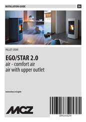 MCZ EGO 2.0 air with upper outlet Instructions Manual