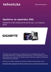 Gigabyte Z790 AORUS ELITE AX-W User Manual