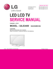 LG 32LS3400-DA Service Manual