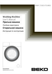 Beko WMY 71083 PTLMB3 User Manual