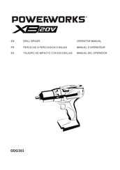 Power works XB 20V DDG303 Operator's Manual