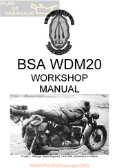 Bsa WDM20 Workshop Manual