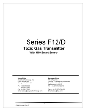 Analytical Technology F12D Series Manual