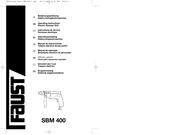 Faust SBM 400 Operating Instructions Manual