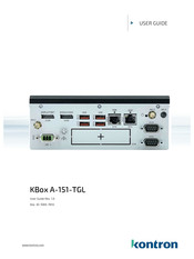 Kontron KBox A-151-TGL User Manual
