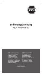 RECA 0981102017000 Operating Instructions Manual