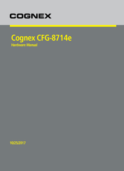 Cognex CFG-8714e Hardware Manual