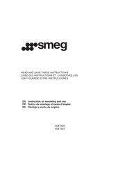 Smeg KSET92T Instruction On Mounting And Use Manual
