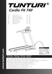 Tunturi Cardio Fit Run T40 User Manual