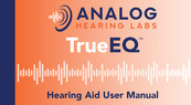 ANALOG HEARING LABS TrueEQ User Manual