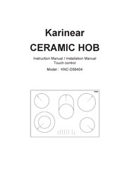 Karinear KNC-D58404 Instruction Manual / Installation Manual