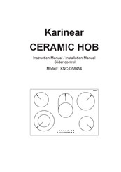 Karinear KNC-D58454 Instruction Manual / Installation Manual