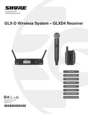 Shure GLXD2/SM86 User Manual