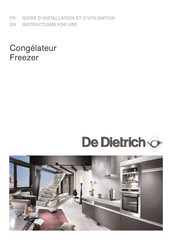 DeDietrich 6545UNX Instructions For Use Manual