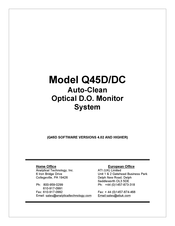 Analytical Technology Q45DC Manual