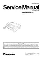 Panasonic KX-FT72BR-G Service Manual