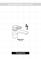 Hans Grohe Allegra Linea 14812 Series Installation Instructions Manual