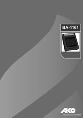 AKO-Agrartechnik BA-1161 Instruction Manual