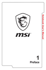 MSI GP62MVR Leopard Pro User Manual
