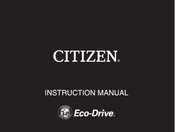 Citizen Eco-Drive Historische Promaster JR4061-18E Instruction Manual