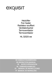 Exquisit HL 32025 we Instruction Manual