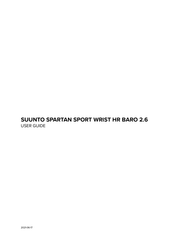 Suunto SPARTAN SPORT WRIST HR BARO 2.6 User Manual